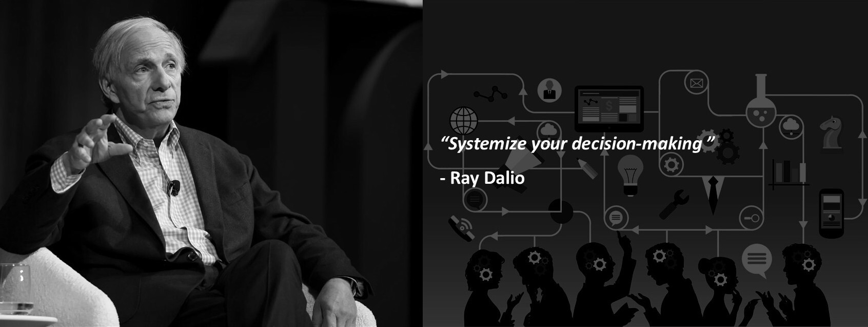 Ray Dalio header image and quote